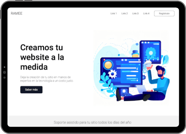 SaaS Website template